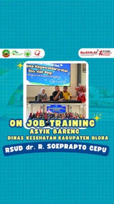 Hai #sobatrsudcepu 👋🏻 RSUD Cepu berkesempatan menjadi tuan rumah untuk acara On Job Training dengan judul Kegawatdaruratan Ibu dan Bayi yang diselenggarakan oleh Dinas Kesehatan Kabupaten Blora. Acara ini diikuti oleh dokter dan bidan dari 9 puskesmas. Ada dokter dan bidan favoritmu di sini?