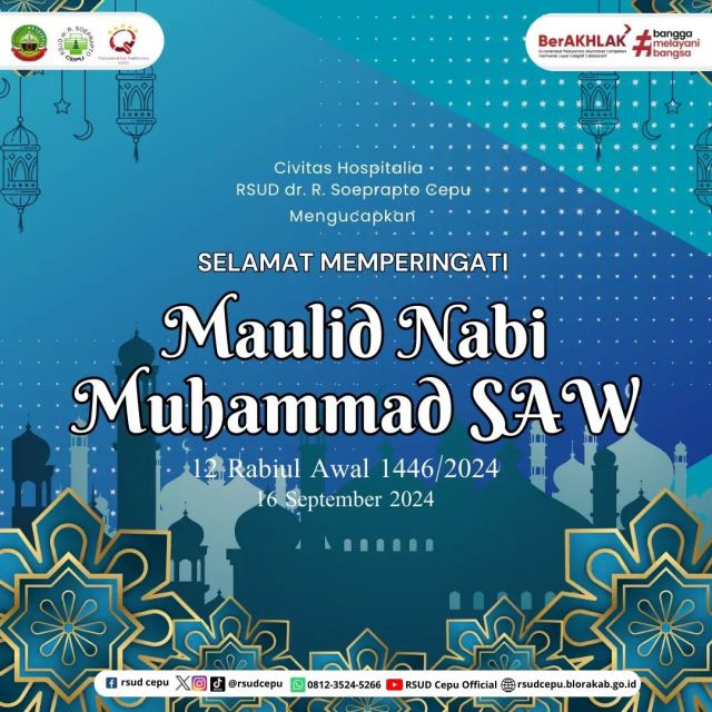 Selamat memperingati Maulid Nabi Muhammad SAW 12 Rabiulawal 1446 H