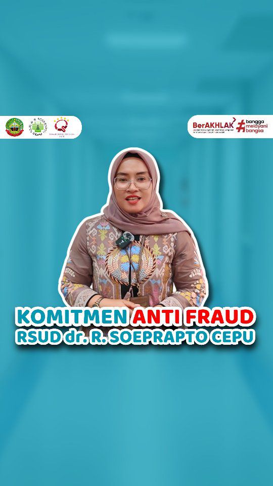 Komitmen Anti Fraud RSUD dr. R. Soeprapto Cepu ✨