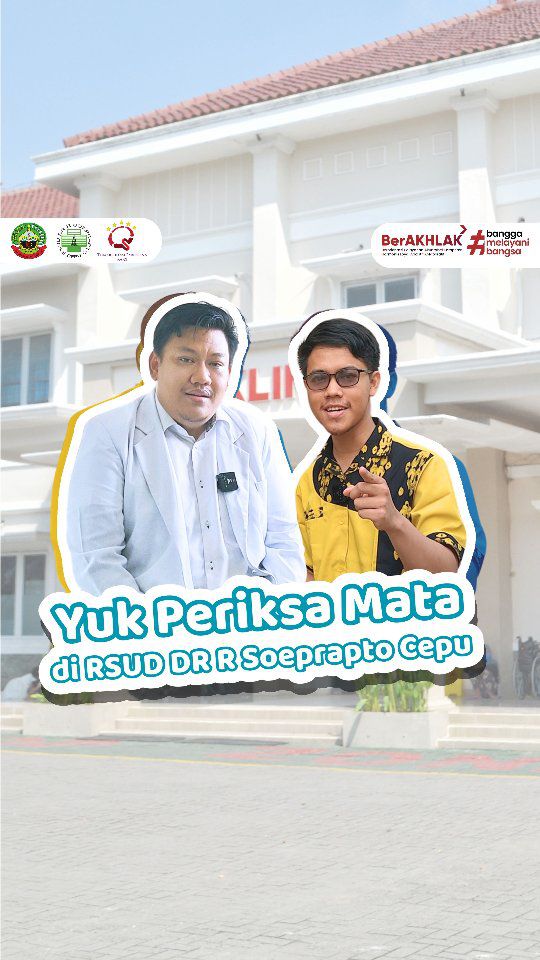 PENGLIHATAN MATA KABUR? BISA GAWAT 😱Hai #sobatrsudcepu 👋🏻Bagi sobat yang mengalami penglihatan kabur ataupun keluhan pada mata lainnya, jangan ditunda ya karena kalau tidak segera diperiksakan maka bisa jadi penglihatan akan semakin kabur loh ••Jika terdapat keluhan terkait penglihatan periksanya ke RSUD Cepu aja ya karena di RSUD Cepu terdapat alat penunjang pemeriksaan mata agar hasil pemeriksaan lebih akurat dan sobat dapat penanganan yang tepat 😍•.#rsudcepu #rsuddrrsoepraptocepu #polimata #doktermata #infocepu #infoblora #blora