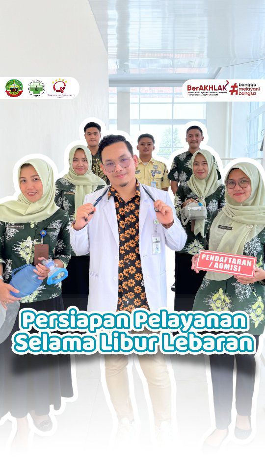 Persiapan pelayanan selama libur panjang hari raya idul fitri 1446 H 😎Selama libur lebaran RSUD DR R Soeprapto Cepu tetap buka pelayanan loh, kira-kira layanan apa saja yang buka? Jangan sampai ketinggalan info ya 🤩••#rsudcepu #rsuddrrsoepraptocepu #liburlebaran #nakes #lebaran2025