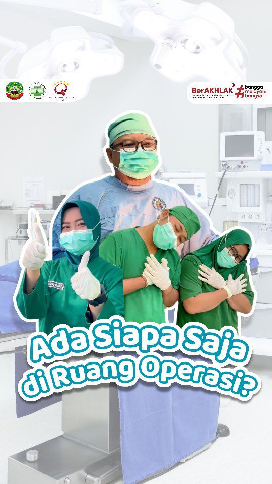 Ruang Operasi Menyeramkan? 🙀Tentu tidak dong ! didalam ruang operasi malah ada tenaga medis yang senantiasa menenangkan dan menjaga pasien saat pasien tertidur di meja operasi loh 😍Semua usaha, tenaga, dan kemampuan kami kerahkan demi kesembuhan pasien 🥰Kira-kira siapa saja ya yang ada didalam ruang operasi? Ada yang tau? 🤔••#rsudcepu #RuangOperasi #IBS #ReelsMedis #KontenEdukasi #Dokter #KesehatanUntukSemua